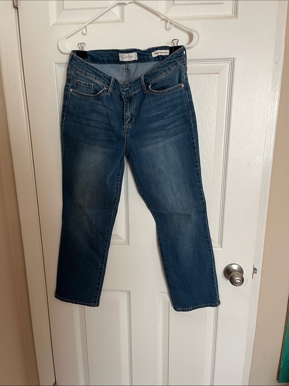 Jessica Simpson Dark Blue Straight Leg Jeans